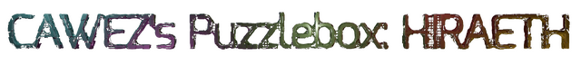 CAWEZ's Puzzlebox: HIRAETH Logo