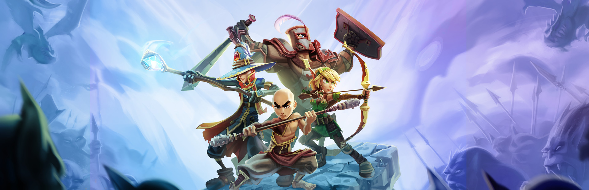 Dungeon Defenders II Hero Image