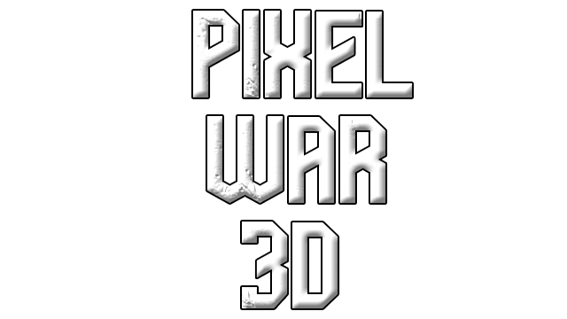 Pixel War 3D Logo