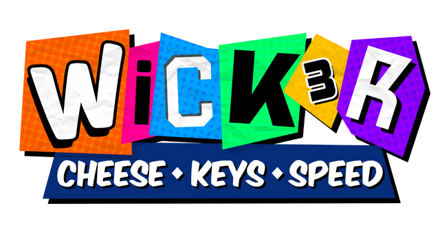 Wick3r: Cheese, Keys & Speed Logo