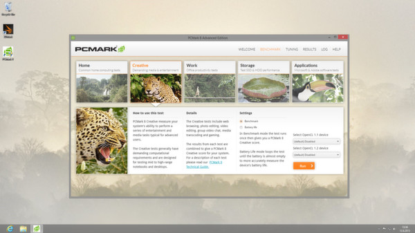 PCMark 8 game for Linux 1