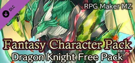 RPG Maker MZ - Fantasy Character Pack - Dragon Knight Free Pack cover art