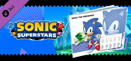 Sonic Superstars - Digital Artbook and mini-OS cover art