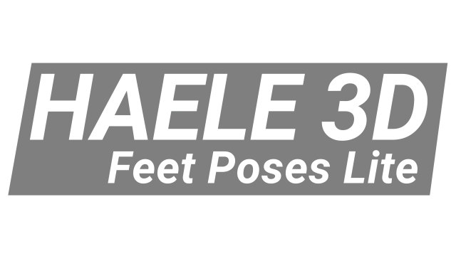 HAELE 3D - Feet Poses Lite - Drawing References Logo