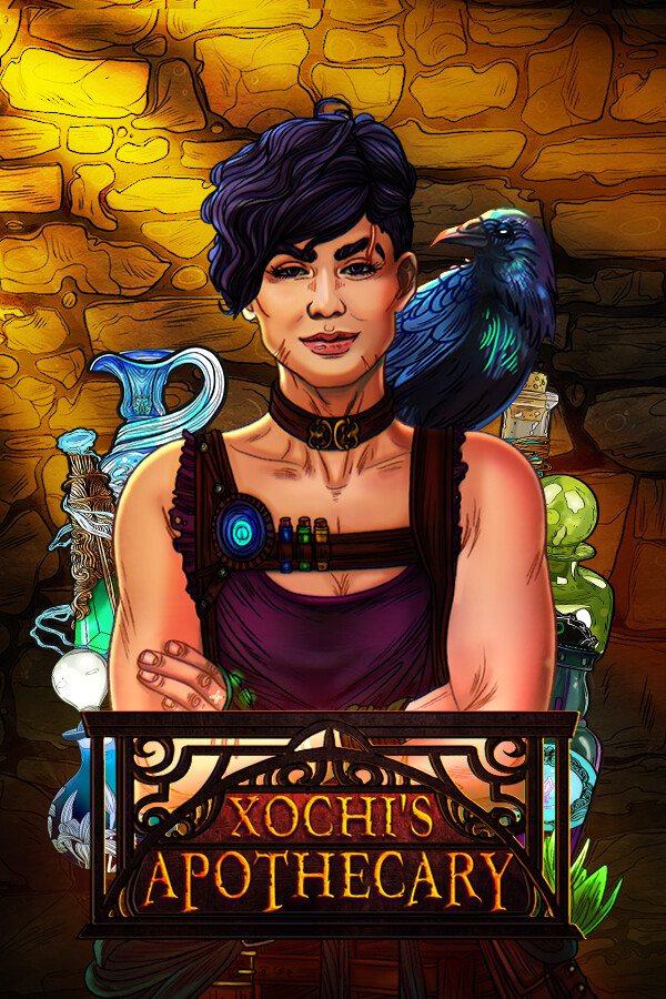 Steam portrait for Xochi's Apothecary.
