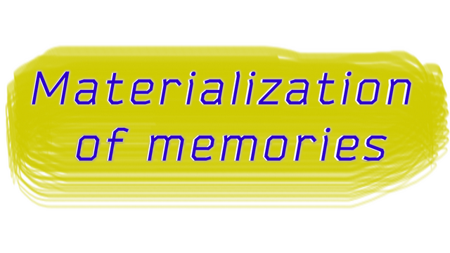 Materialization of memories Logo
