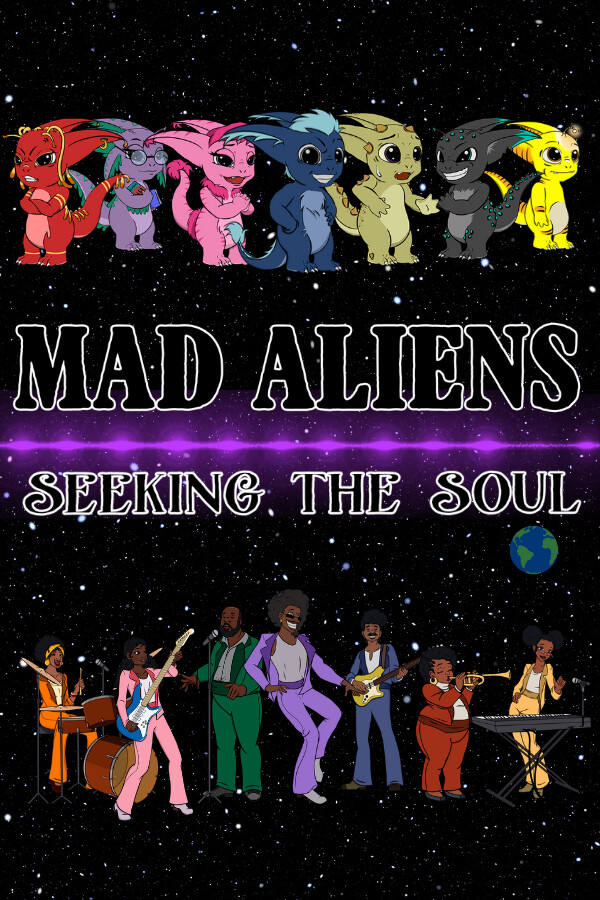 Steam portrait for Mad Aliens: Seeking the Soul.