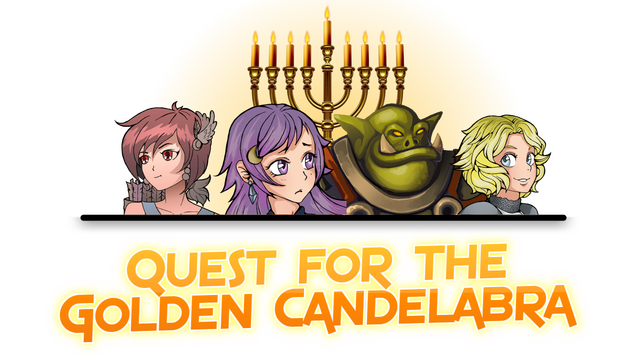 Quest for the Golden Candelabra Logo