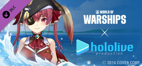 World of Warships — hololive production Commander: Houshou Marine cover art