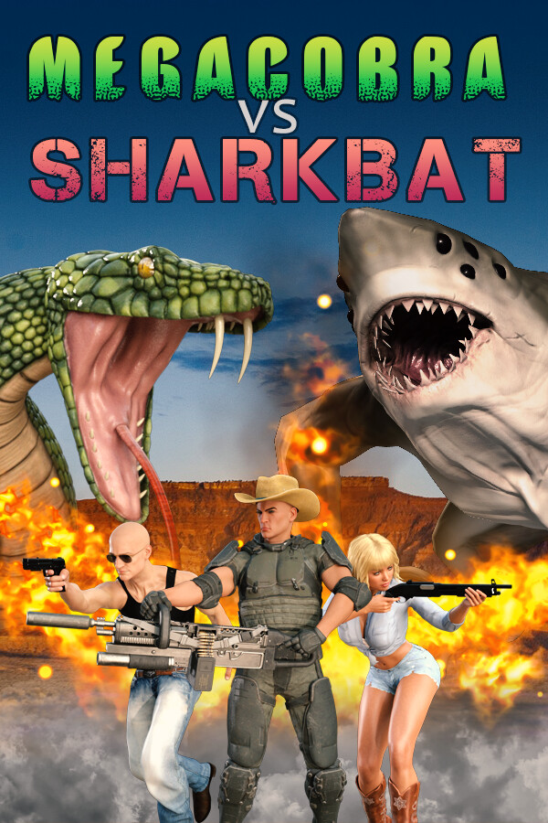 Steam portrait for Megacobra vs Sharkbat.