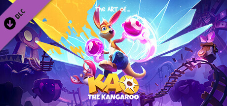 Kao the Kangaroo - Artbook cover art