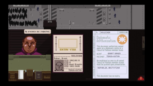 Скриншот из Papers, Please