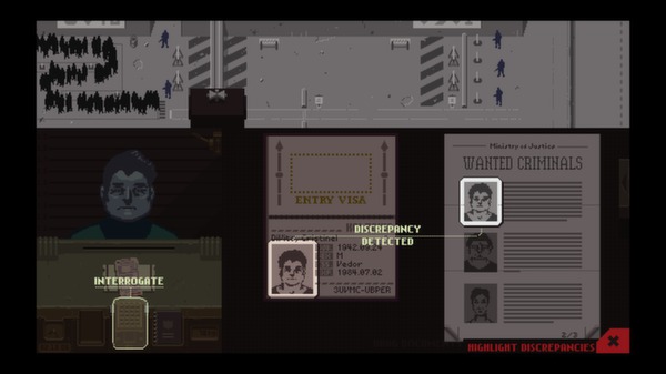 Скриншот из Papers, Please