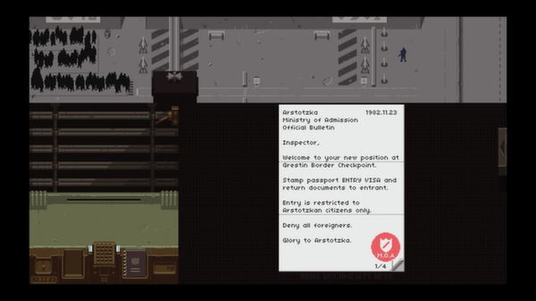 Papers, Please game for Linux 1