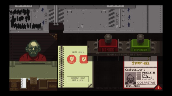 Скриншот из Papers, Please