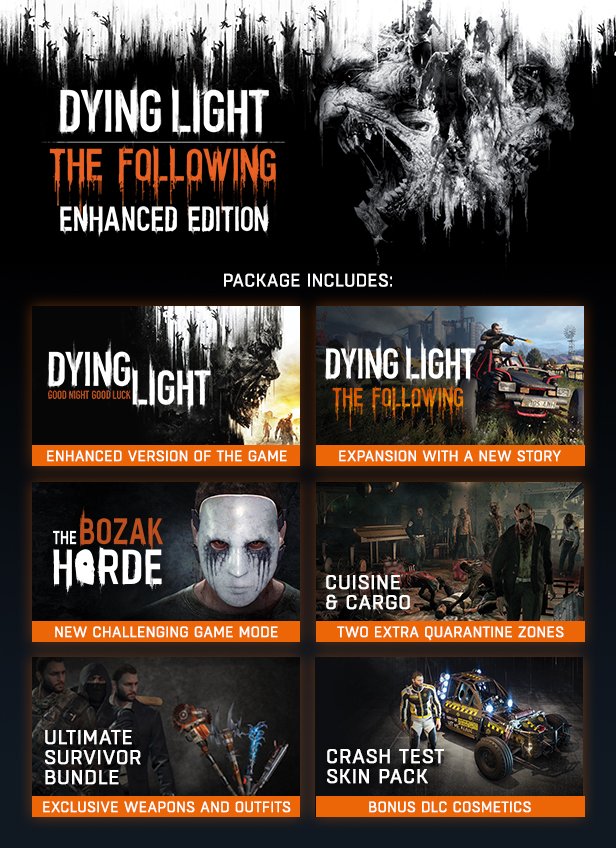 Dying light crash test skin pack