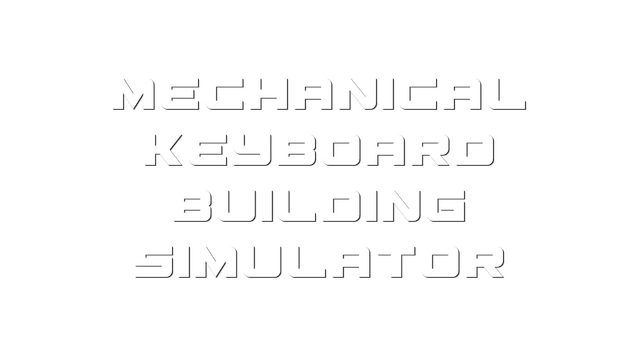 Mechanical Keyboard Building Simulator Logo