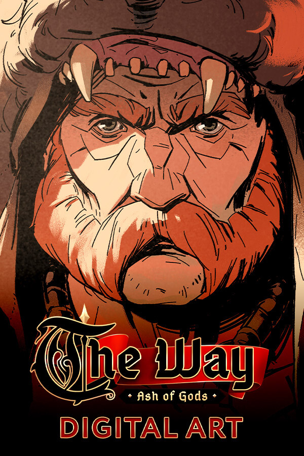 Steam portrait for Ash of Gods: The Way Digital Art Book.