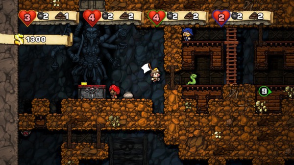 Скриншот из Spelunky