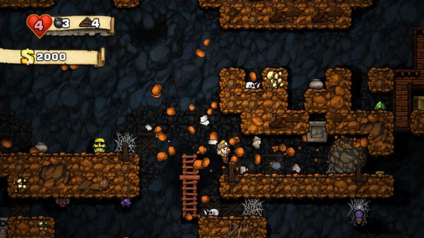 Скриншот из Spelunky