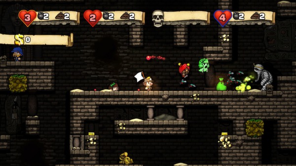 Скриншот из Spelunky