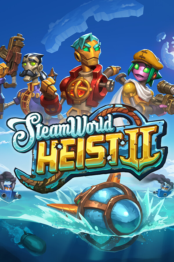 Steam portrait for SteamWorld Heist II.