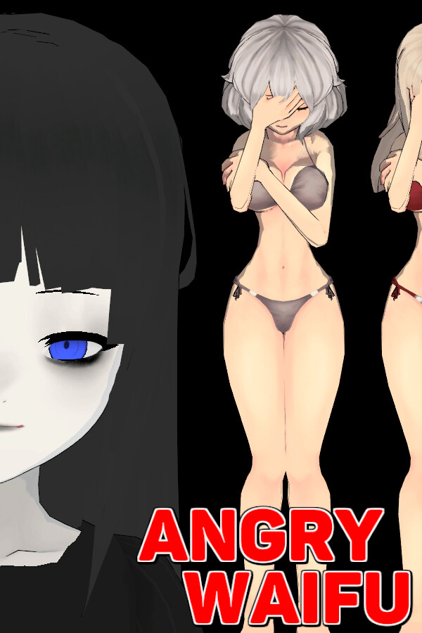 Steam portrait for Angry Waifu.