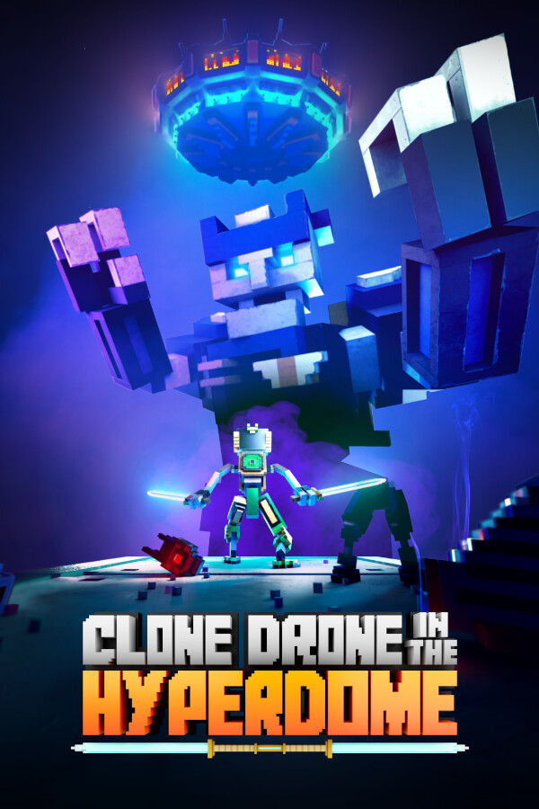 Steam portrait for Clone Drone in the Hyperdome.