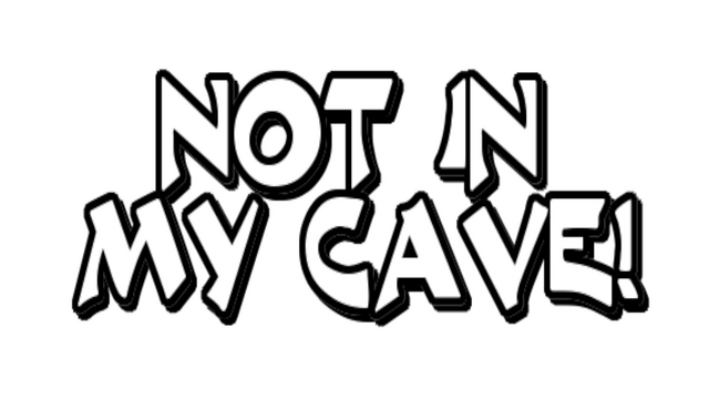 Not In My Cave Logo