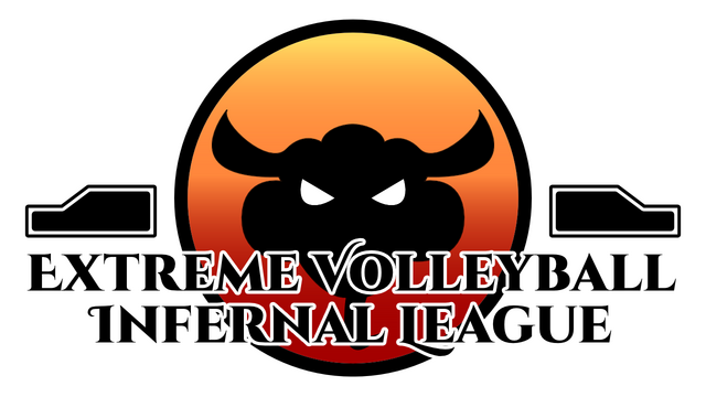 Extreme Volleyball Infernal League Logo