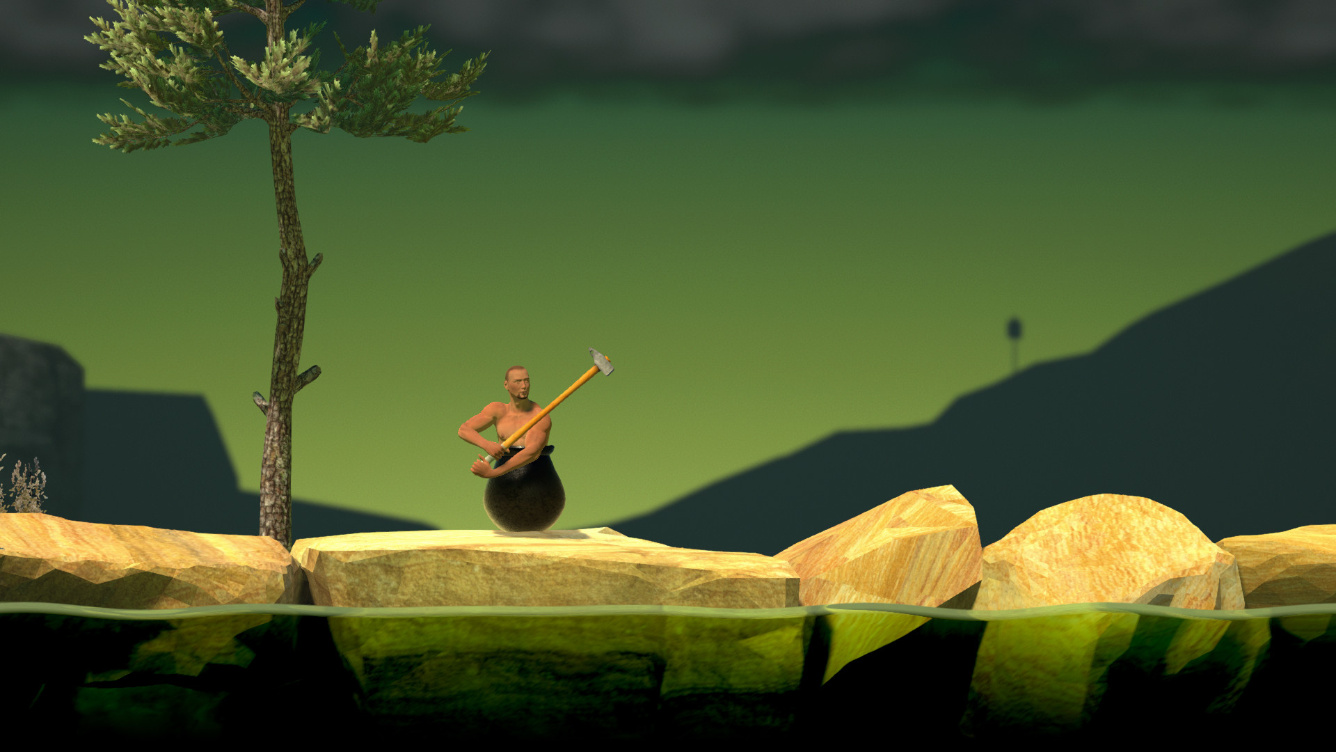 getting over it with bennett foddy map