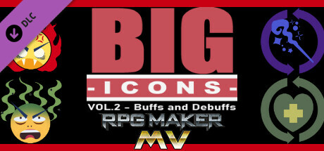 RPG Maker MV - Big Icons Vol.2 - Buffs and Debuffs cover art