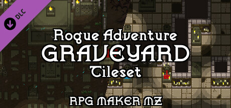 RPG Maker MZ - Rogue Adventure - Graveyard Tileset cover art