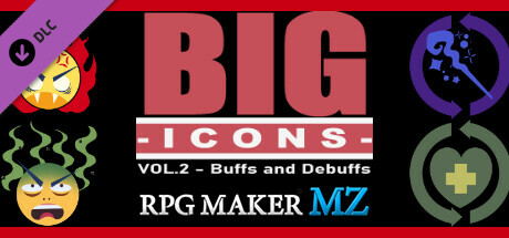 RPG Maker MZ - Big Icons Vol.2 - Buffs and Debuffs cover art