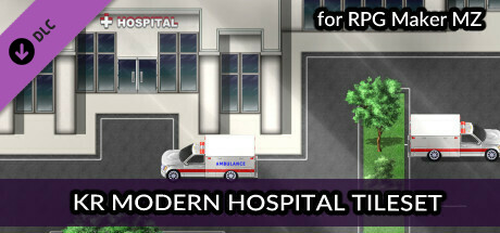 RPG Maker MZ - KR Modern Hospital Tileset cover art