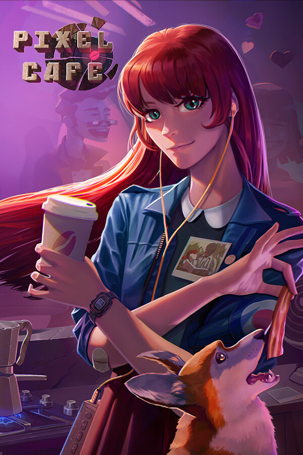 Steam portrait for Pixel Cafe.