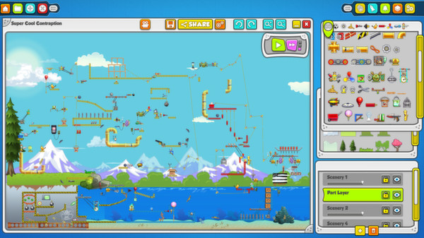 Contraption Maker game for windows Pc 1