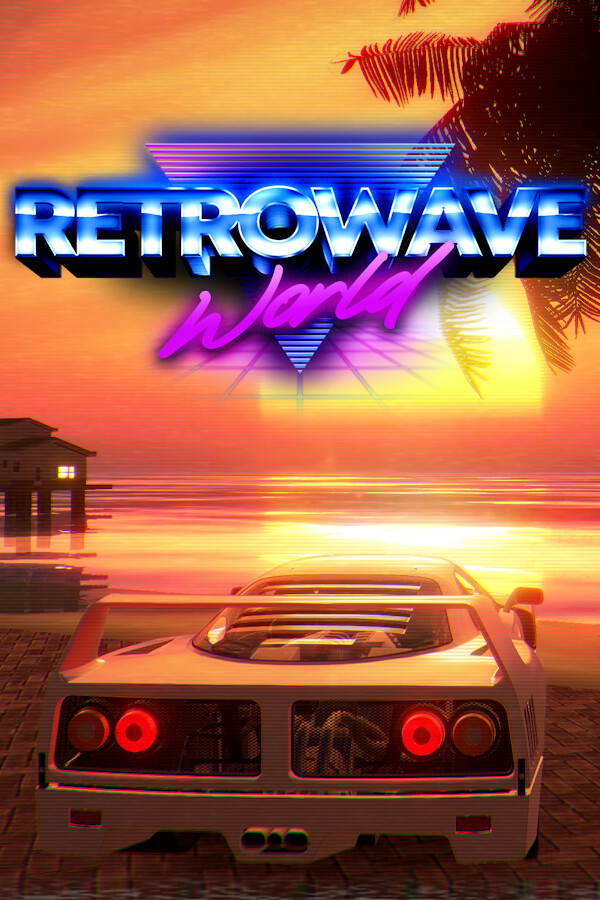 Steam portrait for Retrowave World.