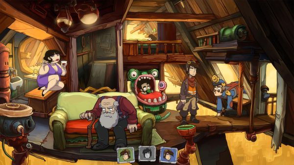 Скриншот из Deponia The Complete Journey daily adv app