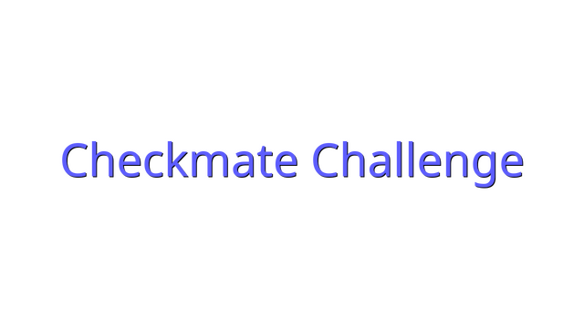Checkmate Challenge Logo