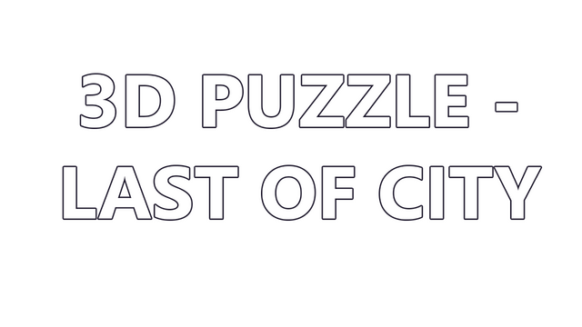 3D PUZZLE - LAST OF CITY Logo