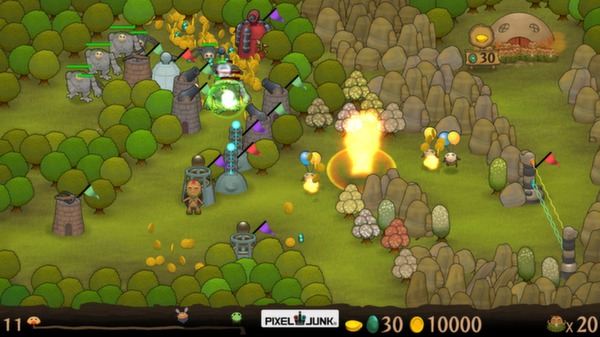 Скриншот из PixelJunk™ Monsters Ultimate