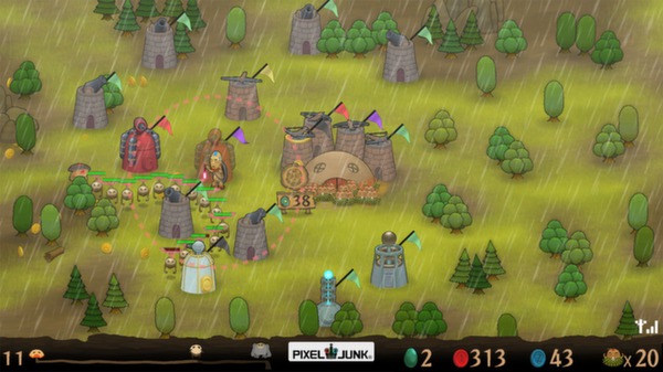Скриншот из PixelJunk™ Monsters Ultimate