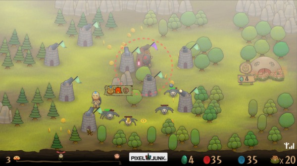 Скриншот из PixelJunk™ Monsters Ultimate