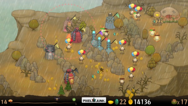 Скриншот из PixelJunk™ Monsters Ultimate