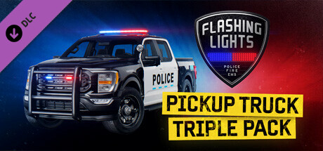 Flashing Lights: Pickup Truck Triple Pack (Police, Fire, EMS) cover art