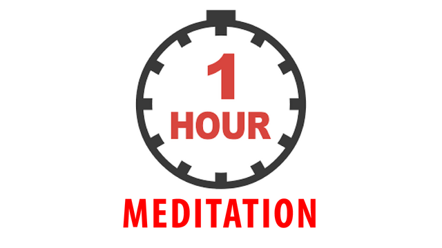 1hr Meditation Logo