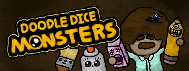 Doodle Dice Monsters Logo