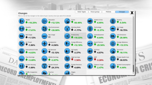 Democracy 3for windows and Linux 1