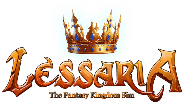 Lessaria: Fantasy Kingdom Sim Logo